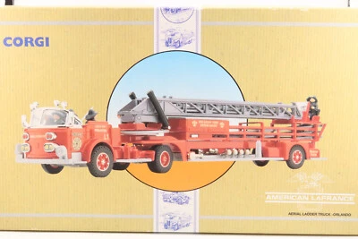CORGI TOYS * AMERICAN LA FRANCE AERIAL LADDER TRUCK ORLANDO * 1:50 * 1991 * OVP - Bild 1 von 4
