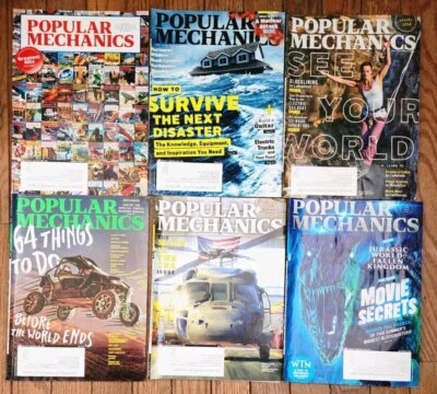 Entire year of 2018 Popular Mechanics Magazines (10 Issues) Great Condition! - Image 1 of 2