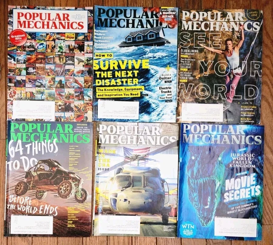 Entire year of 2018 Popular Mechanics Magazines (10 Issues) Great Condition! - Image 1 of 2