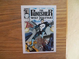 1991 MARVEL 1ST COVERS PUNISHER WAR JOURNAL # 1 CARD SIGNED CARL POTTS, WITH POA - Picture 1 of 2