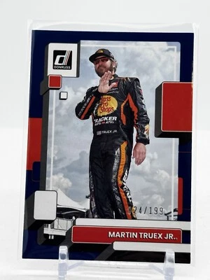 2023 Panini Donruss NASCAR Racing Martin Truex Jr Blue 024/199 - Image 1 of 3