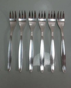 6 Kuchengabeln WMF Stockholm 90er Silberauflage - Picture 1 of 3