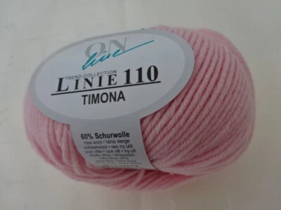 Linie 110 TIMONA - Fb. 33 rosa - von ONline - 60% Merino, 40% Polyacryl