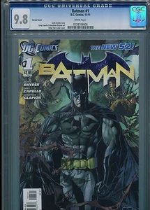 Batman #1 New 52 (Variant cover) CGC 9.8 White Pages - Picture 1 of 3