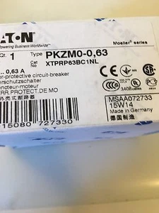 Eaton/Moeller.  PKZM0-0.63. Manual Motor. Starter - Picture 1 of 1