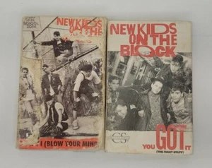 2 NKOTB Cassettes - You Got It (the Right Stuff) & hanging tough tested working - Picture 1 of 6