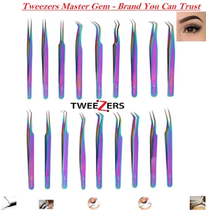 Wimpernverlängerung Pinzette Präzision individuell russisches Volumen 3D 4D 6D 8D Wimpern - Bild 1 von 28
