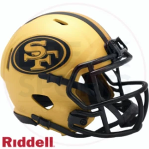 San Francisco 49ers NFL. Mini Speed Football Rave Helmet - Picture 1 of 1