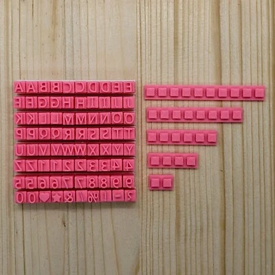 Alphabet Stamps for Cookies, Clay, Fondant, Ceramics - Image 1 of 4