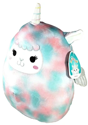 Squishmallow 2021 Winona Rainbow Llamacorn Unicorn Pegasus Stuffed Pillow Plush - Image 1 of 4