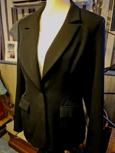 SPIEGEL ♡ WOMEN'S LINED BLACK FITTED BLAZER ♡ SIZE 8 - Picture 1 of 4