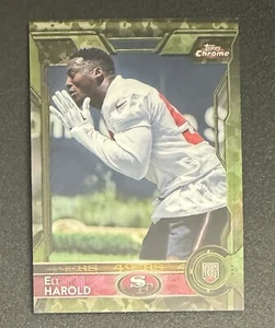 Eli Harold 2015 Topps Chrome ROOKIE Camo /499 #158 - San Francisco 49ers - Bild 1 von 2