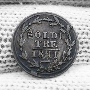 "SWISS, 3 Silver 1841 "CANTON TICINO" BB - Picture 1 of 2