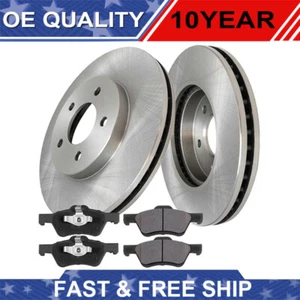 Front Ceramic Brake Pads & Brake Rotors Kit for Ford Escape Mercury Mariner 5LUG - Foto 1 di 11