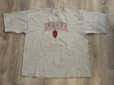 Camiseta De Colección Años 80 NAS Indiana University Hoosiers IU Hecha en EE. UU. Hombres XL Puntada Única Foto 1 de 4