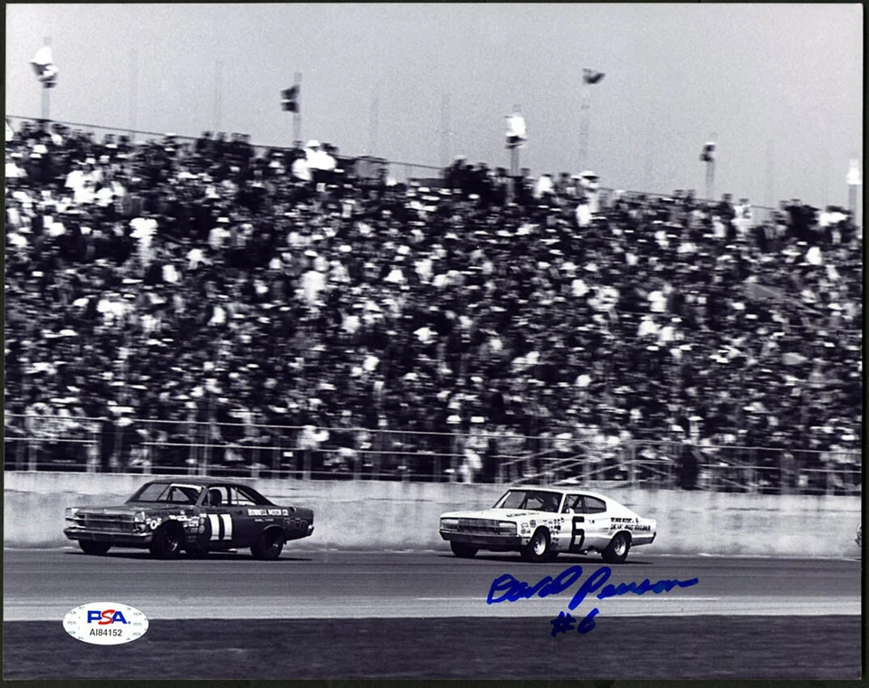 David Pearson SIGNED 8x10 PHOTO  #6 HOF 2011 NASCAR LEGEND PSA/DNA AUTOGRAPHED  - Image 1 of 1