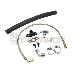 Turbo Oil Feed Return Line Kit for Toyota Hilux 2.8L 3L Garrett GT2560R GT2860R - Foto 1 di 4