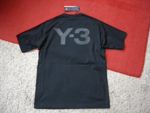 Neu mit Etikett Y-3 by Yohji Yamamoto Adidas klassisches T-Shirt mit Rundhalsausschnitt Unisex XS NEU - Bild 1 von 9