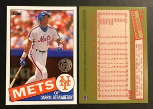 2020 Topps Series 1 1985 35th Anniversary #65 DARRYL STRAWBERRY Mets - Picture 1 of 1