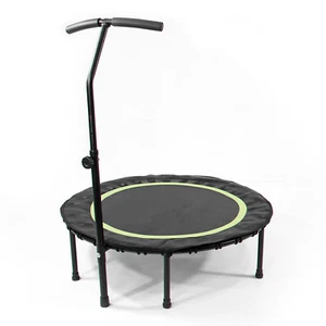 40“ Mini Fitness Trampoline Gym Trainer Rebounder Jogger Home Cardio Exercise - Picture 1 of 25
