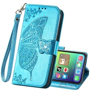 for iPhone 16 Plus Phone Case Wallet,Women for iPhone 16 Plus 6.7 inch Blue - Picture 1 of 6