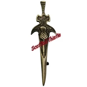New Scottish Kilt Pins Antique Finish/Highland Kilt Pin 10.16 cm/Pin Brooch/S - Picture 1 of 1