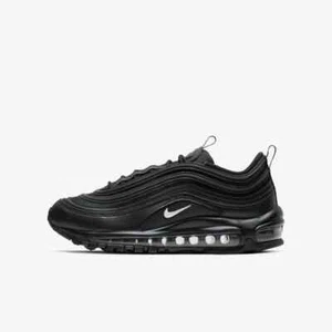 Nike Air Max 97 (GS), Boy's Running Sneakers Black White Anthracite Size US 3.5 - Picture 1 of 11
