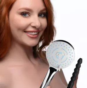CleanStream Shower Head with Silicone Enema Nozzle Hidden Clean Stream hypoaller - Picture 1 of 15