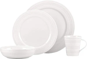 Lenox 263283 Bone China Set of 4 Pcs Dinnerware Set White - Picture 1 of 2