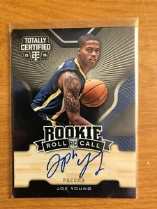 2014/15 Certificado Rookie Roll Call Joe Young Autógrafo RC Indiana Pacers 02/99 - Imagen 1 de 1