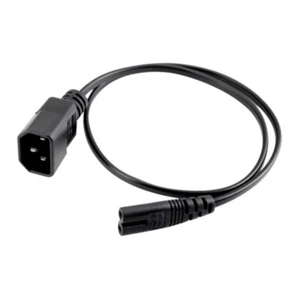 Male to Female Power Cable C14 to C7 Conversion PVC Adapters Cable for Room - Afbeelding 1 van 8