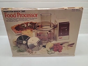 N.I.B.!! Hamilton Beach Food Processor Model 707. A CLASSIC! - Picture 1 of 6