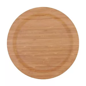 Round Re-Usable Bamboo Wood Dinner Plates (1ft) from BambooMN - Picture 1 of 2