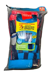 Boxer intimo 7 Hanes ragazzo fresco comodo traspirante senza etichette taglia XL - Foto 1 di 5