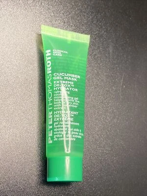 NEW Peter Thomas Roth Cucumber Gel Face Mask Detoxifying Hydrator 0.47oz Travel - Image 1 of 4
