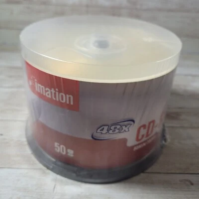 50 Pack Imation CD-R 48 X 700MB/80Min Blank Media Recordable Cd's Free Shipping - Image 1 of 4