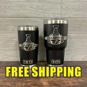 Stanley Cup 2021 Tampa Bay Lightning Personalized Custom Engraved Tumbler cup - - Picture 1 of 7