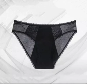 Menstrual Leakproof Panties Bamboo Fibre S,M,L,XL Black *See Photos* - WamBamBoo - Picture 1 of 10