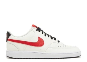 Nike DM1187-101 Men Court Vision Low 'Sail University Red' Sneakers 7 - Picture 1 of 8