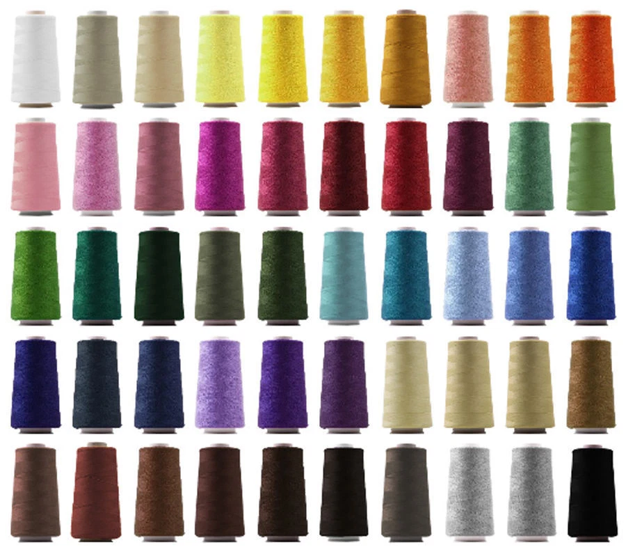 1 Kone 2743m (3000Y) Overlock Nähgarn Stärke 100 (40/2) 0,05 €/100m Rolle Konen - Bild 1 von 1