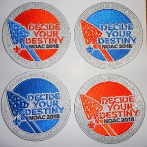 2018 NOAC "Decide Your Destiny" OA Patch Set - Order of the Arrow - Picture 1 of 1
