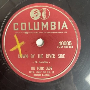 10" 78 RPM-The Four Lads-Take Me Back/Down By the River Side/Columbia 40005 - Picture 1 of 4