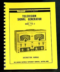 Jackson TVG-2 TVG2 Manual del generador de señal de televisión - Imagen 1 de 1