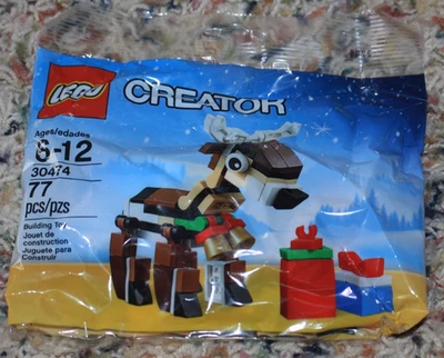 Lego Christmas Creator Reindeer 30474. New in sealed polybag. 77 pcs. From 2016 - Image 1 of 3