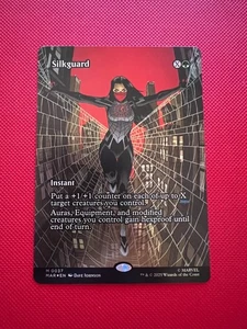 Silkguard Borderless Foil 0037 MTG Spider-Man Marvel Universe Eternal-Legal - Bild 1 von 2