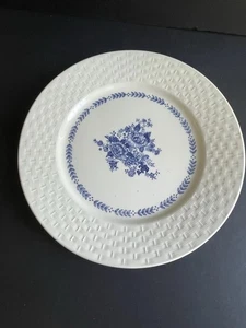 "Plato de cena vintage Mayfair Dinner Ware Royal Florence Japón flor azul 11,5""" - Imagen 1 de 5