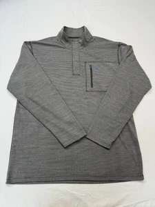 Southern Marsh Mens Large 1/4 Zip Long Sleeve Pullover Gray Fleece - Picture 1 of 19