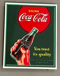 IMÁN RETRO ANDY ROONEY COCA COLA "CONFÍAS EN SU CALIDAD" - Imagen 1 de 2