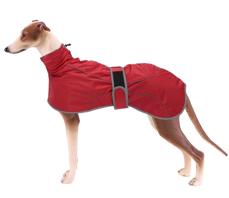 - Wasserdicht Windhunde Mantel Fleece Whippet Pullover WinterjackeVerstellbar... - Bild 1 von 4