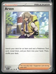 4x - Arven 166/198 - Pokemon TCG Scarlet & Violet - Playset Regular NM - Picture 1 of 1